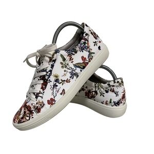 ECCO x Kristjana S Williams Collab Floral‎ Leather Sneakers US Women's 10–10.5